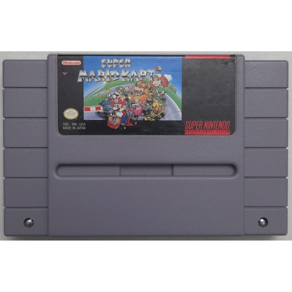 Super Mario Kart - SNES - Loose Cartridge - SNS-MK-USA - Tested and Working